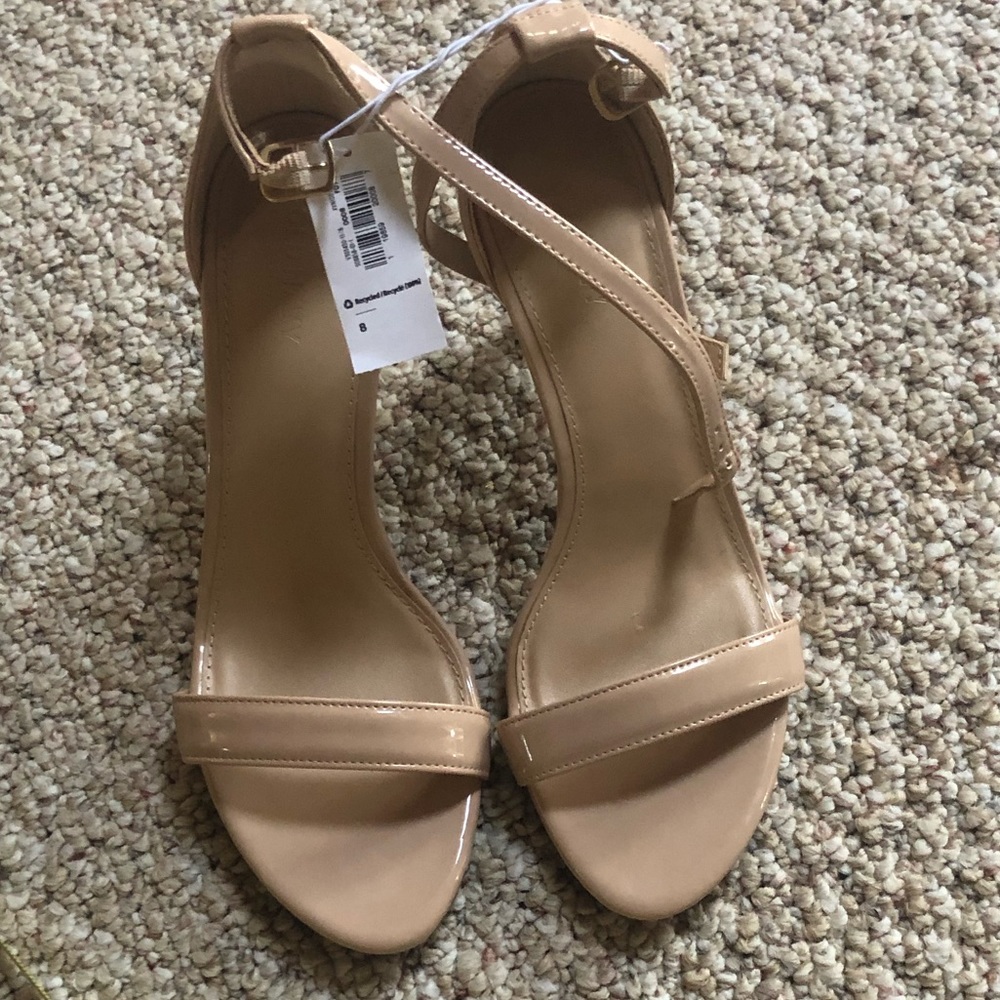 Cream Stiletto Sandal size 8